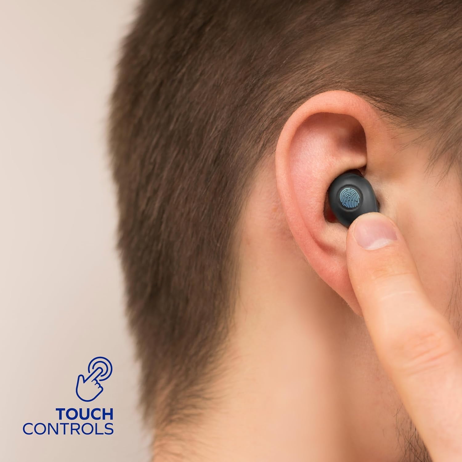 Coby True Wireless Earbuds, Charging Case | Bluetooth Headphones, Automatic Pair | Portable Wireless Ear Buds, Wireless Bluetooth Earbuds, up to 40-HR Play, Compatible w/Siri, Google