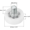 thumbnail image 2 of 8 Pack Plastic Drawer Pulley Replacement Wheels Bearing Small Pulley With Nuts, 2 of 5