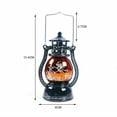 thumbnail image 2 of Halloween LED Lamp Flame Lantern Hanging Decor Pumpkin Castle Witch Party Light, 2 of 6