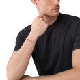 thumbnail image 3 of Pulsera Armani Exchange A|X para Hombre en Latón con Tono Plateado, 3 of 5