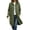 Army Green, variant on TGSLY Women's Long Button Down Sweatshirt Lightweight Collared Long Sleeve Cardigan Coat Relaxed Casual Solid Color Fall Winter Jacket with Pockets XXL