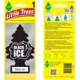 thumbnail image 3 of LITTLE TREES Car Air Freshener Hanging Paper Tree, Provides Long Lasting Scent for Car or Home, Black Ice, 10-Pack, 3 of 10