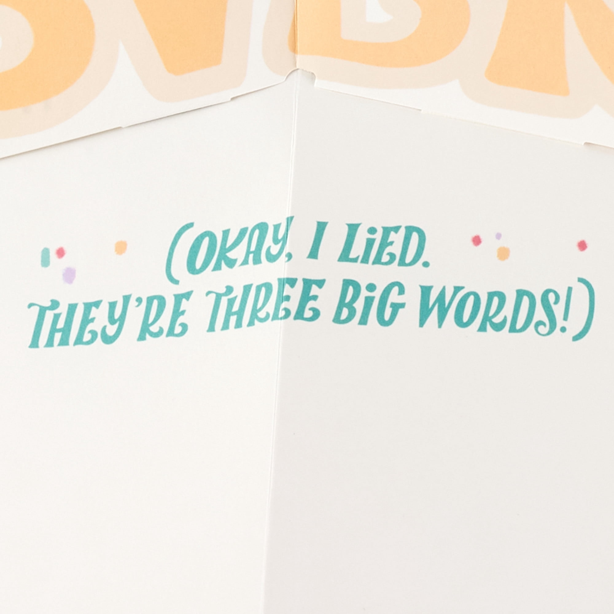 Hallmark Funny Pop-Up Mother's Day Card for Mom (Three Little Words)