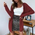 thumbnail image 2 of Vedolay Casual Jackets for Women Slim Fit Button Down Long Sleeve Fashion Casual Jackets,Red XL, 2 of 5