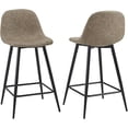 thumbnail image 1 of CROSLEY Weston 2Pc Ensemble de Tabouret de Comptoir- 2 Tabourets, 1 of 2