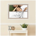 thumbnail image 2 of ArtToFrames Collage Photo Picture Frame with 2 - 10x30" Openings, Framed in White with Grey Beige and Black Mats (CDM-3966-1580), 2 of 8