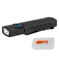 Olight ArkPro Lite 1200 Lumen Rechargeable EDC Flashlight with UV Light   LumenTac Organizer
