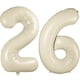 thumbnail image 1 of Globo LVMOQIQIU, 40 pulgadas, blanco, número 26, blanco crema, 2 unidades, 1 of 6