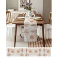 thumbnail image 3 of Beige Boho Table Runner 72 Inches, Vintage Ethnic Geometric Abstract Art Bed Runner Dresser Scarves Tabletop for Indoor Outdoor Parties/Ceremony/Banquet, 16" x 72", 3 of 8