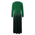 thumbnail image 5 of DHFJKG Women's 2 Piece Outfits Skirt Sets Round Neck Knitted Long Sleeve Sweaters Pleated Long Maxi Skirts Spring Matching Set Trendy Outfit, 5 of 7