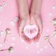 thumbnail image 4 of coeur Nail Art Palette Rsine Nail Art Palette Polissage Palette Or Bord Rsine Porte-ongles Coeur Forme Cosmtique Outil De Mlange, 4 of 5