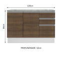 thumbnail image 3 of Gabinete Bajo Cocina Madesa Glamy 120cm Con Encimera BM, 3 of 5