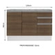 thumbnail image 3 of Gabinete Bajo Cocina Madesa Glamy 120cm Con Encimera BM, 3 of 5