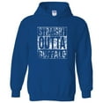 thumbnail image 2 of Straight Outta Buffalo - New York Football Hometown Pride Hoodie - X-Large - Royal, 2 of 6