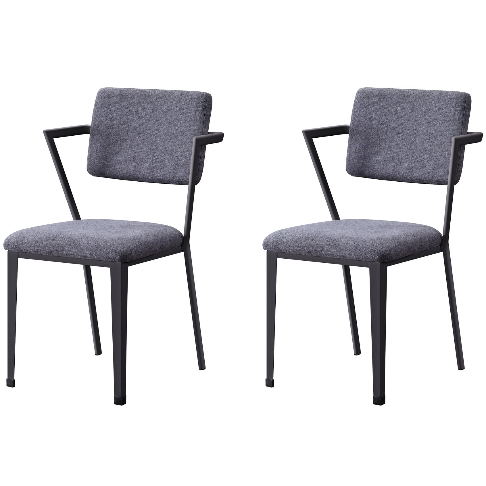 sturdy metal open back chairs product