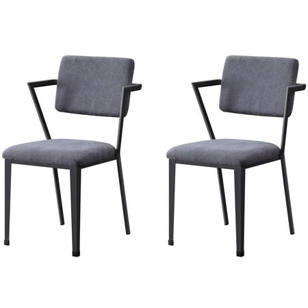 sturdy metal open back chairs product