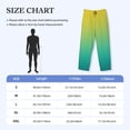 thumbnail image 4 of Rateoe Teal To Yellow Gradient Pattern Men’s Ultra-Soft Comfy Pajama Lounge Pants Sleepwear,Comfortable Lounge Wear,lightweight Pajamas, Casual Home Wear-X-Large, 4 of 6