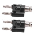 thumbnail image 2 of Adaptador de conector tipo banana, 2 piezas J.20022, conector tipo banana BNC de 4 mm, conector tipo banana, conector tipo banana fabricado para durar, 2 of 9