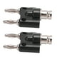 thumbnail image 3 of Uadme Conector De Enchufe Tipo Banana, 2 Piezas BNC Hembra A Adaptador De Conectores Tipo Banana De Doble Fila, 3 of 8