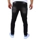 thumbnail image 2 of Pantalón rasgado de mezclilla stretch John Silver  Corte skinny Color negro, 2 of 3