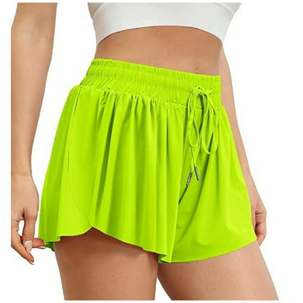 Clearance All!Samickarr Workout Athletic Shorts For Womens 2 In 1