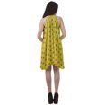 thumbnail image 4 of Moomaya Tunique Grande Taille Col Licou Sans Manches en Rayonne Robe T-Shirt Mini, 4 of 4
