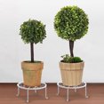 thumbnail image 2 of Plant Stand for Flower Pot Heavy Duty Potted Holder Indoor Outdoor, Metal Rustproof Iron Garden Container Round Supports Rack for Planter, 10 Inches, 2 of 5