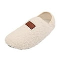 thumbnail image 2 of Leozcaa Women’s Soft Curly Full Slippers Memory Foam Lightweight House Shoes Cozy Loafer Fleece Lining, 2 of 6