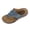 Blue, variant on Wedge Sandals for Women Flower Decorated Platform Flip Flops Comfortable Orthopedic Slide Walking Tong Sandal Brown Size 9.5