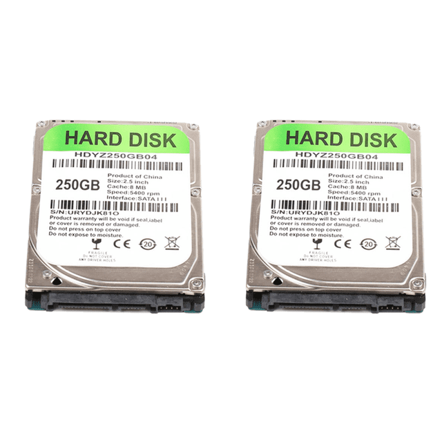 Disco Duro Interno HDD 250 GB SATA III 2 5 Pulgadas 5400 RPM para Ordenador Portátil