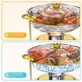 thumbnail image 5 of CATGOOD 1 Pack Chafing Dish Buffet Set, 6QT Stainless Steel Food Warmer with Glass Lid & Holder, Premium Stainless Steel Construction, Food-Grade Safe, Efficient Heat Retention for Parties, Weddings, 5 of 10