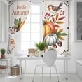 thumbnail image 5 of Fsddascl Fall Pumpkins Blackout Curtains for Bedroom/Living Room, Thermal Insulated Kitchen Curtains, Thanksgiving Maple Leaves Autumn Tits Grommet Darkening Window Treatment Drapes 52"x72"x2, 5 of 6