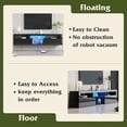 thumbnail image 5 of JOYSOURCE Floating TV Stand with LED 040B, 5 of 8