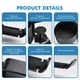 thumbnail image 3 of Kearding Soporte para auriculares de montaje en escritorio de aleación de aluminio, portátil, desmontable, 360 grados, bolso para auriculares, Almacenamiento y organización del hogar, 3 of 6