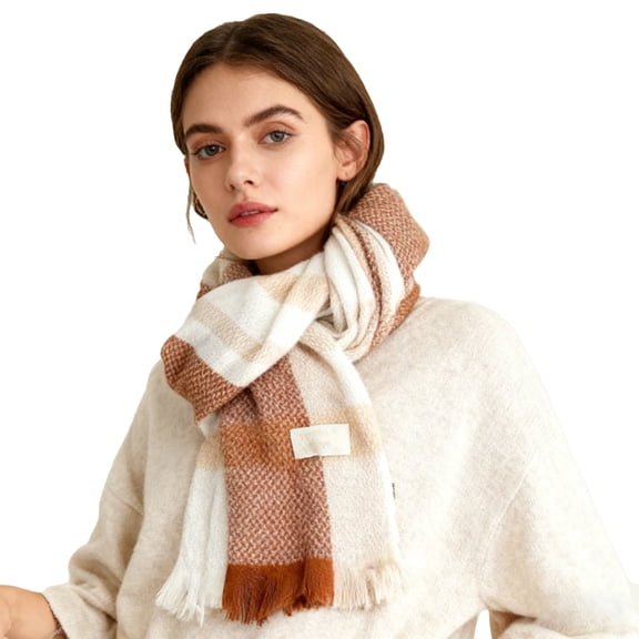 Scarf for Women Ladies' Winter Atmosphere Colored Imitation Scarves A College Style On Scarves for Cold And Warmth Scarf