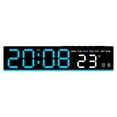 thumbnail image 3 of NWOKYZGH Modern LED Digital Alarm Clock with Dual Alarms & Soft Bottom Light, Displays Time, Date, Day, Temperature, USB Powered Desk Clock, 3 of 4
