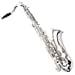 thumbnail image 4 of Mendini by Cecilio Saxophone Ténor, L+92D B Plat, Étui, Tuner, Embout, Nickel, 4 of 4