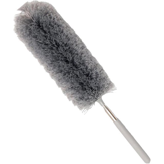 12.6 to 31.5 Inch Extendable Telescoping Microfiber Duster Brush Washable Dusting Brush for Home Office Car