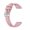 Pink, variant on Silicone Watch Press Button Quick Release Soft Comfortable Straps Unisex Design for W2M Smartwatch