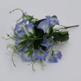 thumbnail image 3 of Wosthever Flor falsa Plantas de plástico Colgante de pared Calcomanía para deshierbe Decoraciones para exteriores Flores artificiales multiusos Flores artificiales Azul oscuro, 3 of 6