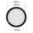 thumbnail image 2 of Rejilla DE altavoz Fielect 9 pulgadas 2 PCS Protector DE altavoz subwoofer Blanco, 2 of 3