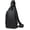 Black, variant on Waterproof Sling Bag for Men Crossbody Bag Shoulder travel Backpack Sling with USB Charging Port Anti Theft Cross Body Bag Chest Daypack for Hiking Sports Running Women