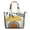 Orange Boho Geometric, variant on Blue Boho Abstract and Plant Pattern Travel Tote Bags for Women Carry On,Large Weekender Bags for Women Travel,Multi Functional Duffle Bag for Work,Shopping,Sports