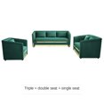 thumbnail image 2 of Extravagant American Velvet Fabric Sofa Suite Luxury Living Room Modern Simple Luxurious Italian Premium Sofa My Lux Decor Round, 2 of 14