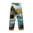 thumbnail image 3 of Fotbe Vintage Truck Farm Scene Men's Pajama Pants,Sleepwear Pants,Pj Bottoms Drawstring And Pockets-X-Large, 3 of 7