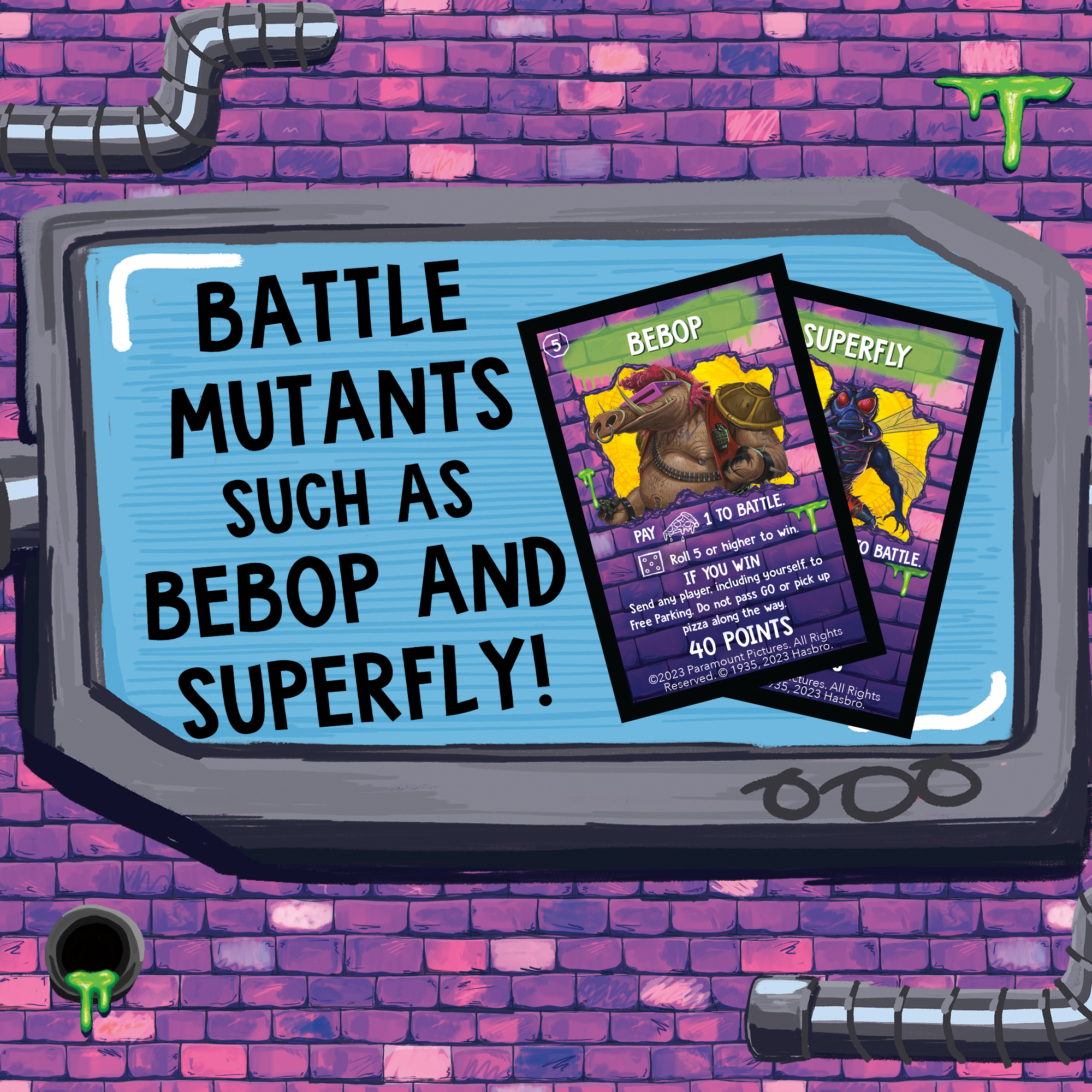 Monopoly Teenage Mutant Ninja Turtles: Mutant Mayhem Edition photo 4