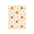 thumbnail image 2 of Sahpxhe Halloween Throw Blanket Nap Blanket,Soft Flannel Festive Pumpkin Print Decorative Cover for Sofa Couch Bed Living Room Holiday Party Ornament,39.37x27.56in Multicolor-S, 2 of 6