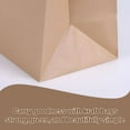 thumbnail image 3 of Pokanic Lunch Brown Paper x 250 Bags (8 x 4 x 2.5 inch) #2 Bulk Kraft 2 lb Capacity Eco Friendly Reusable Heavy Duty Disposable for Grocery Snacks Crafts Lunch Sandwich Food (250 Bags, 8 x 4 x 2.5), 3 of 8