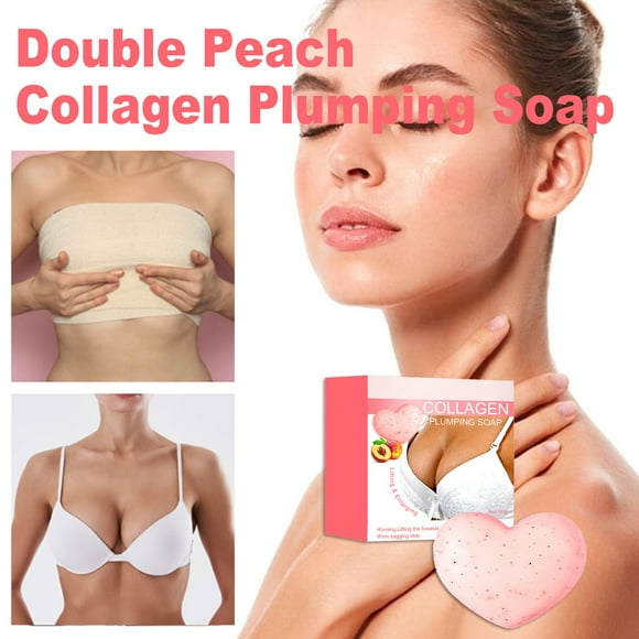 Sales Today Clearance!DHALL Personal Skin Care for WomenDouble Peach Breast Enriching Soap Improves The Texture Of Breast Skin Making It Appear Smoother Softer And More Supple.
