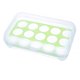 thumbnail image 5 of Wosthever Caja de almacenamiento para refrigerador de huevos transparente de 15 rejillas, caja de huevos de plástico anticolisión portátil Type2 NO2, 5 of 6